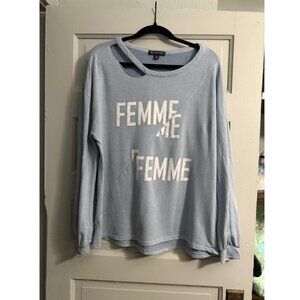 INC Cutout Femme Sweatshirt Size XL
